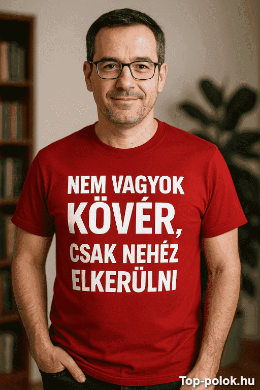 Vicces póló nem kövér csak nehéz elkerülni