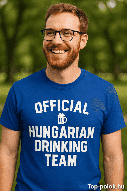Vicces póló official Hungarian drinking team