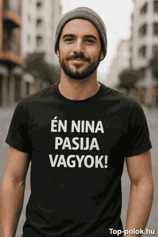 Vicces póló pasija vagyok választható névvel