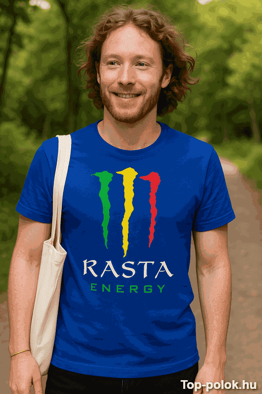 Vicces póló Rasta Energy