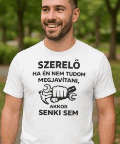 Apró, színvonalas szerszám póló, férfiaknak, mindennapi viselet, hobbi, szerelés, ajándékötlet.