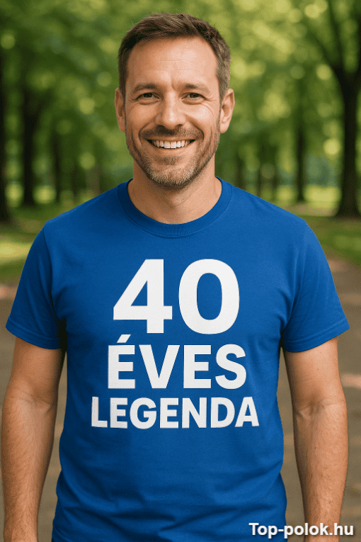 40 éves legenda póló