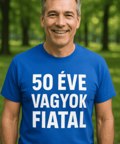 50 éve vagyok fiatal póló