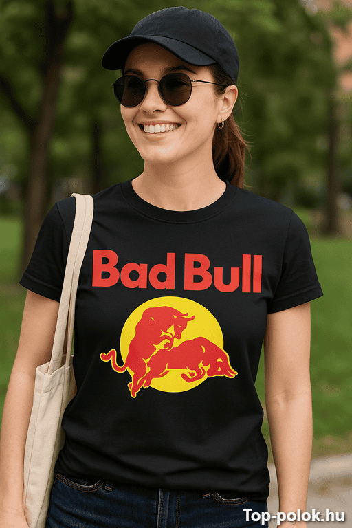 Vicces póló Bad Bull