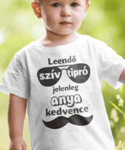 Gyerek póló leendő szívtipró anya kedvence