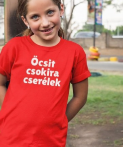 Gyerek póló Öcsit csokira cserélek