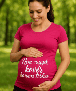 Anyaméhben lévő kismama, boldog és egészséges életmódot hangsúlyozó kép.