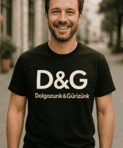 D&G férfi póló, street style, városi divat, kényelmes viselet, Top-polok.hu.