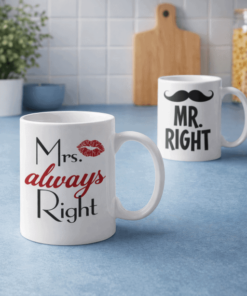 Páros bögre Mr és Mrs Right