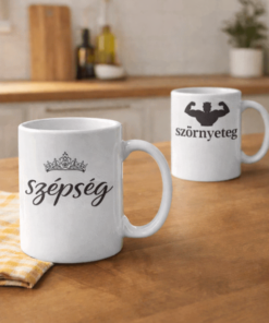 Páros bögre szépség és szörnyeteg