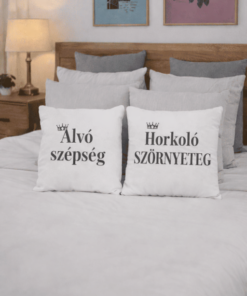 Páros párna alvó szépség horkoló szörnyeteg