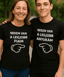 Páros póló legjobb anya és fia