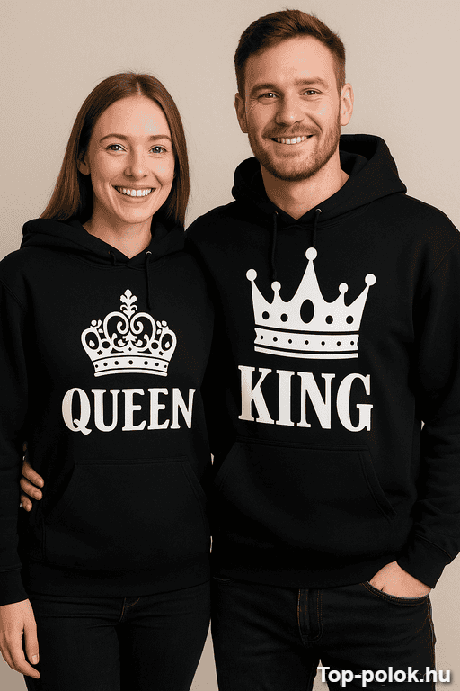 Páros pulóver King Queen