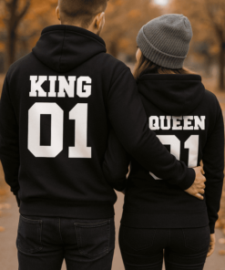 Páros pulóver King Queen number 01