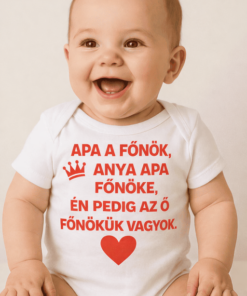 Vicces baba body apa a főnök