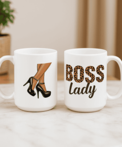 Vicces bögre Boss Lady