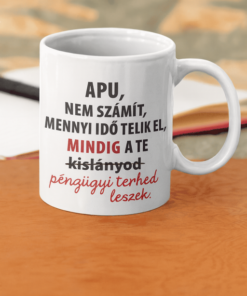 Vicces bögre pénzügyi terhed apának