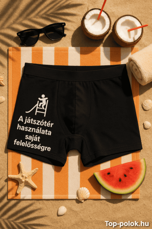 NAPSZERŰ, kényelmes férfi fürdőnadrág strandhoz, nyári nyaraláshoz.
