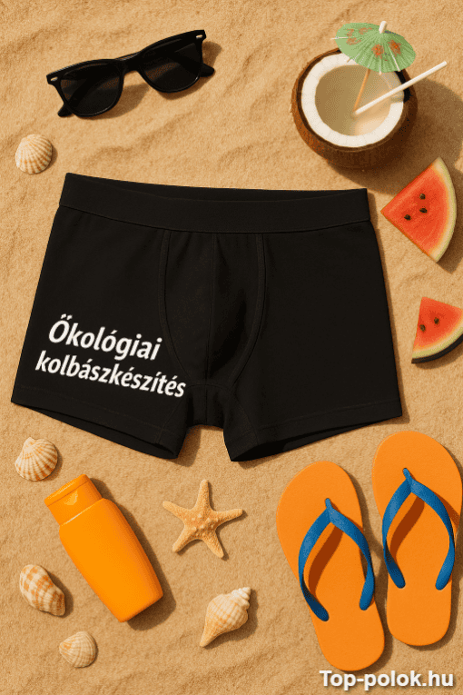 Napszemüveg és fürdőruha a tengerparton, nyári nyaralás hangulatában.