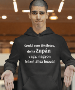 Vicces kapucnis pulóver tökéletes egyedi névvel
