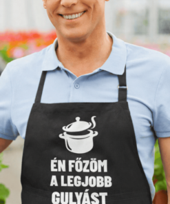 Vicces kötény a legjobb gulyást főzöm