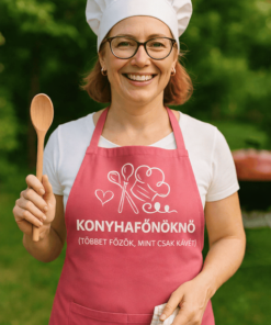 Vicces kötény konyhafőnöknő