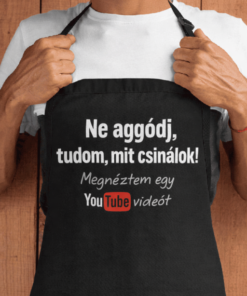 Vicces kötény tudom mit csinálok YouTube