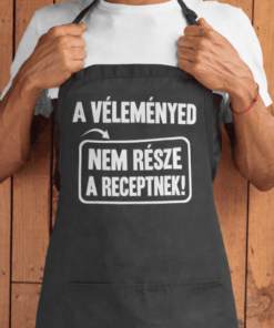 Vicces kötény véleményed nem része a receptnek