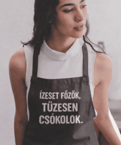 Vicces kötény ízeset főzök tüzesen csókolok