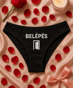 BIZTONSÁGOS BELÉPÉS ajtóval és erotikus fehérneművel, romantikus hangulatban.