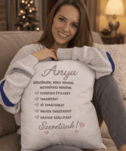 Vicces párna anyunak köszönettel