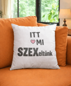 Vicces párna itt szexeltünk