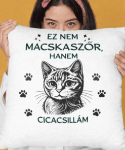 Vicces párna macskaszőr cicacsillám