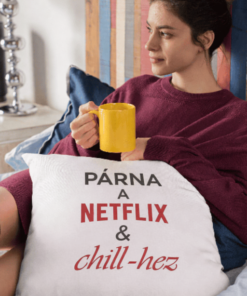 Vicces párna Netflix & chill
