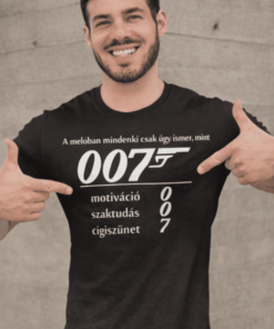 Vicces póló 007 a melóban