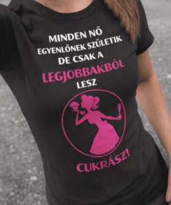 Vicces póló a legjobb cukrász
