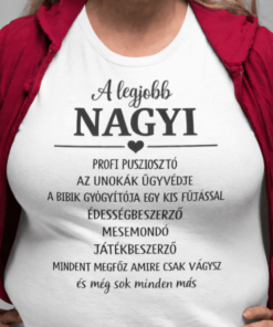 Vicces póló a legjobb nagyi