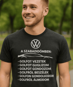 Vicces póló a szabadidőmben Golf