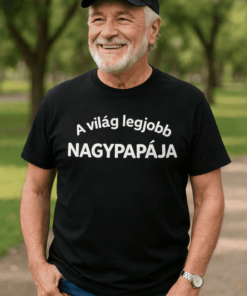 Vicces póló a világ legjobb nagypapája