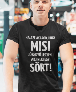 Vicces póló adj neki sört egyedi névvel