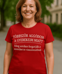 Vicces póló aggódom a gyerekeim miatt