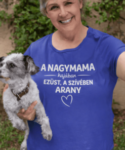 Vicces póló arany szívű nagymama