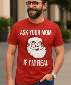 Vicces póló ask your mom