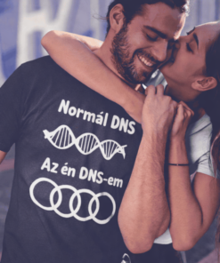 Vicces póló Audi DNS