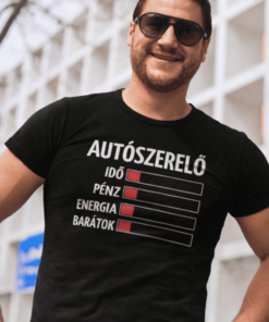 Vicces póló autószerelő energia