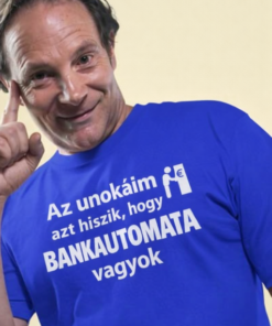 Vicces póló az unokáim bankautomata