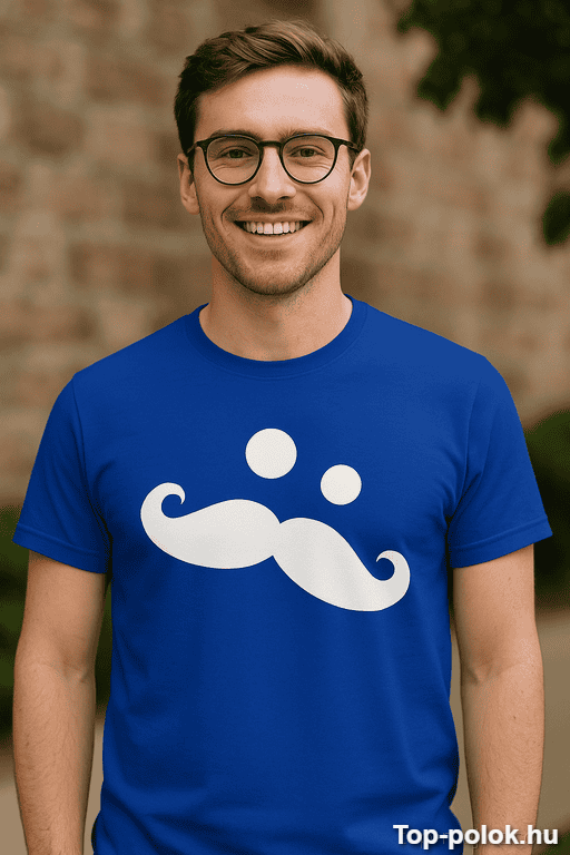 Vicces póló bajusz