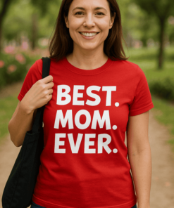 Vicces póló Best mom ever