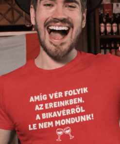 Vicces póló Bikavér