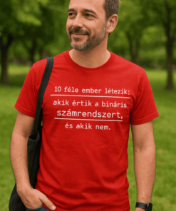 Vicces póló bináris számrendszer